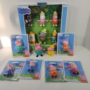 Peppa Pig Kids Toy Figure Set - Multi-Color Peppa & Friends